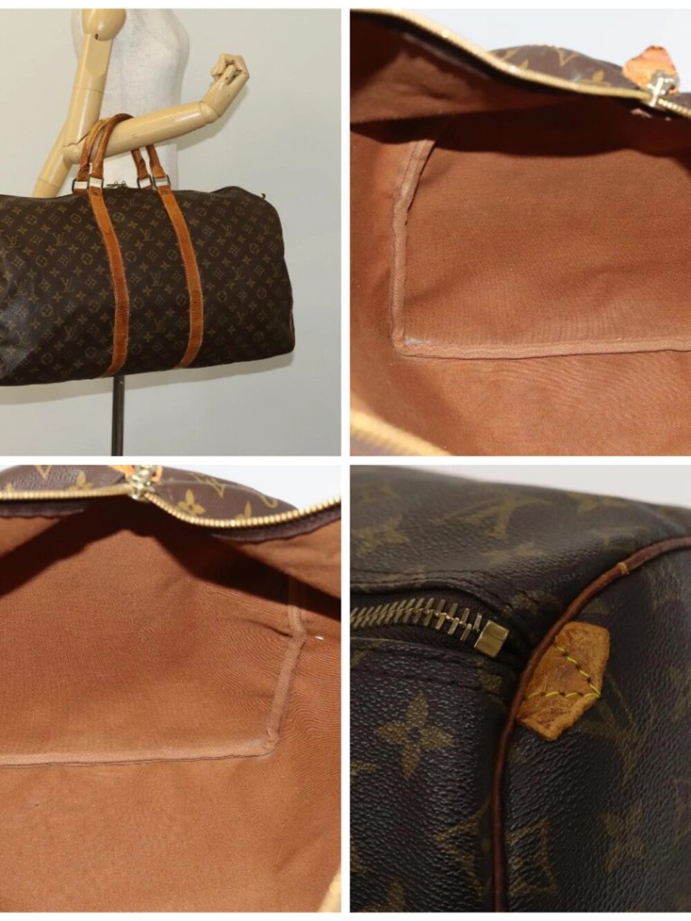 LOUIS VUITTON Monogram Keepall 55 Boston Bag - Picture 15 of 15